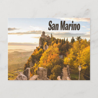 Cartão Postal São Marino Europa Três Torres