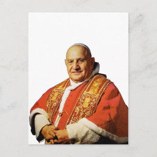 Cartão Postal São Papa João XXIII chefe da Igreja Católica