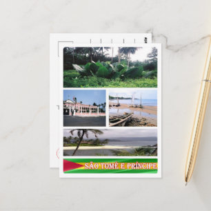 Cartão Postal São Tomé e Príncipe - Mosaico -