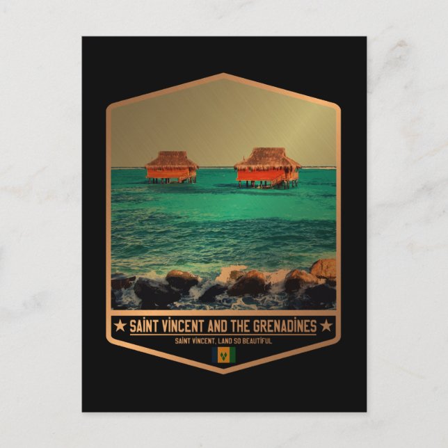 Cartão Postal São Vicente e Granadinas (Frente)