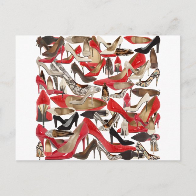 Cartão Postal sapatos (Frente)