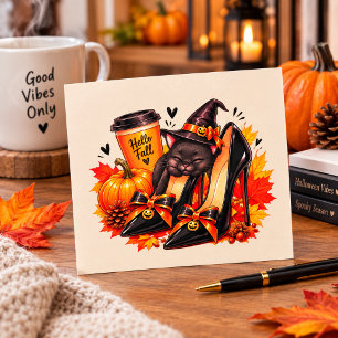 Cartão Postal Sapatos de Halloween Bruxos & Magia de Abóbora – A