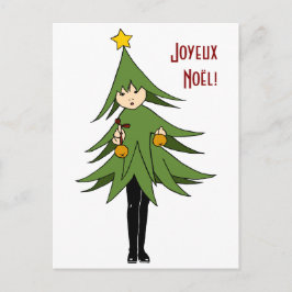 Cartão Postal Sapinette / Cartão-postal do Pequeno Natal