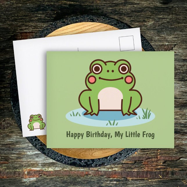 Cartão Postal Sapo (Cute Frog Postcard)