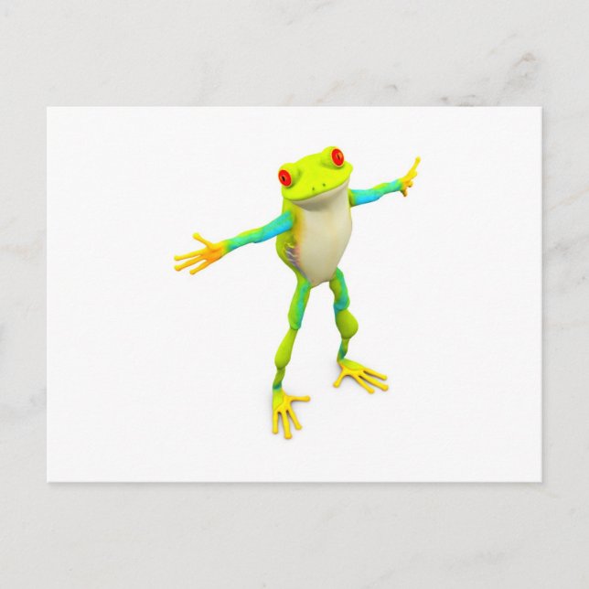 Cartão Postal sapo (Frente)