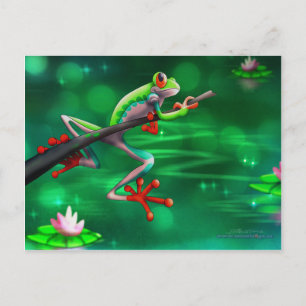 Cartão Postal Sapo de árvore