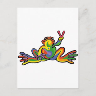 Cartão Postal Sapo de paz