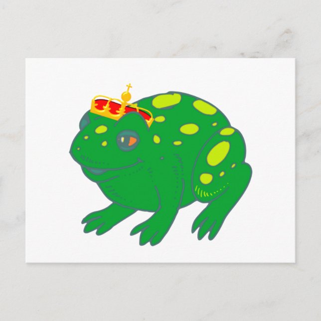 Cartão Postal Sapo Froschönig (Frente)
