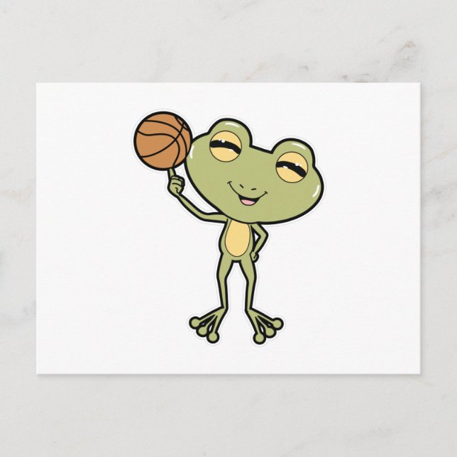 Cartão Postal Sapo no Esporte de Basquetebol (Frente)