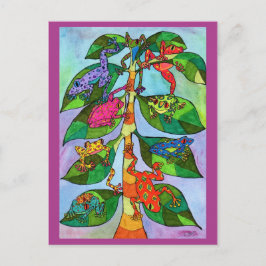 Cartão Postal Sapo Oaxacan Árvore da Vida