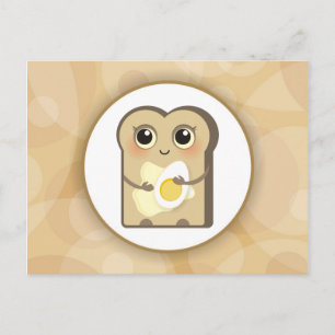 Cartão Postal Sapo-pequeno-gordo - Manteiga e Ovo
