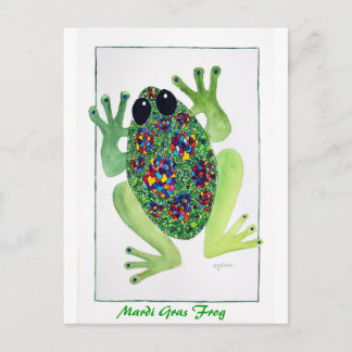 Cartão Postal Sapo Rock Star