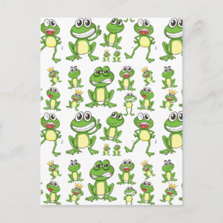 Cartão Postal Sapo sem costura