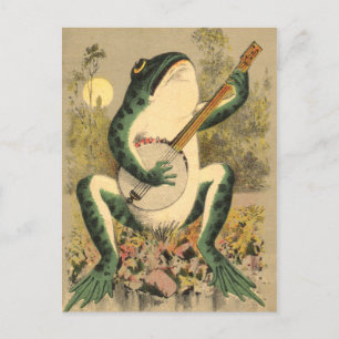 Cartão postal sapo Serenade