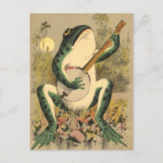 Cartão postal sapo Serenade