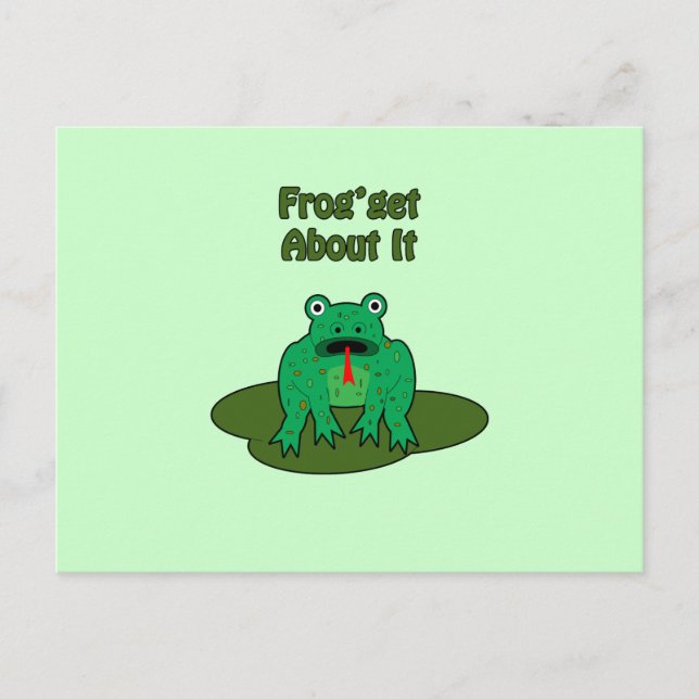 Cartão Postal Sapo Verde - Sapo Conheça (Frente)