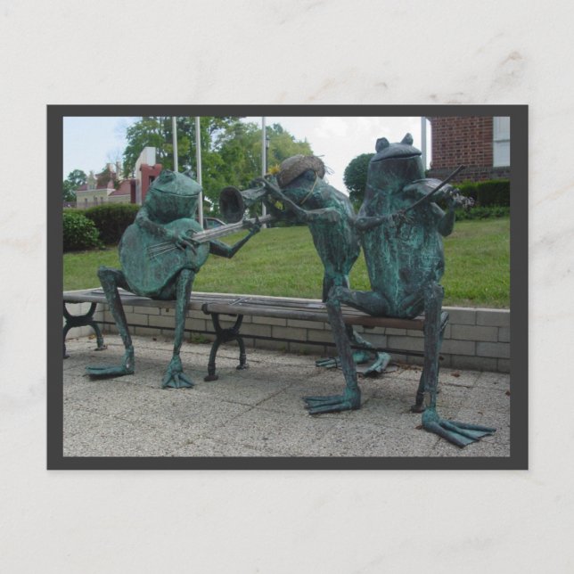 Cartão Postal Sapos Musicais (Frente)