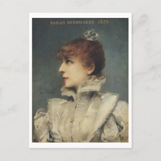 Cartão Postal Sarah Bernhardt, Louise Abbéma