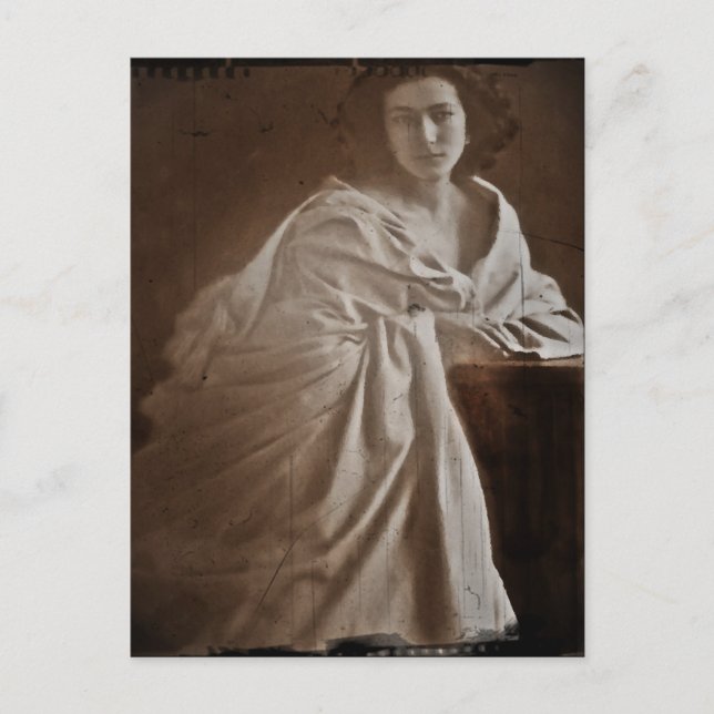 Cartão Postal Sarah desbotada suavemente (Frente)