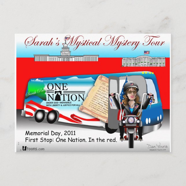 Cartão Postal Sarah In the Red (Frente)