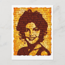 Cartão Postal Sarah Palin Fungible Commodities Mini Art Postcard