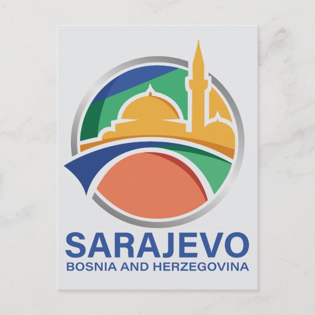 Cartão Postal Sarajevo Bosnia and Herzegovina (Frente)