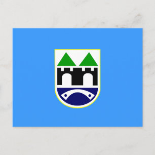 Cartão Postal Sarajevo Flag