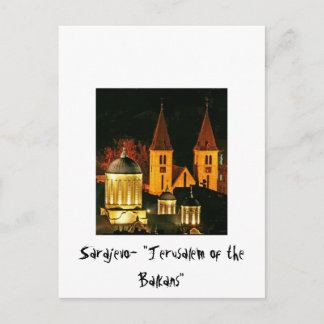 Cartão Postal Sarajevo Jerusalém dos Balcanos