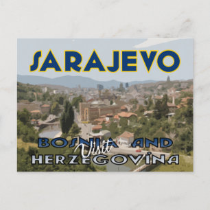 Cartão Postal Sarajevo, Visita a Bósnia e Herzegovina