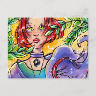 Cartão Postal Saraphin Sun Witch