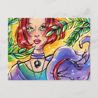 Cartão Postal Saraphin Sun Witch