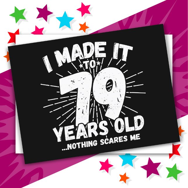 Cartão Postal Sarcastic Meme 79 Anos Engraçado 79 Aniversário (Criador carregado)