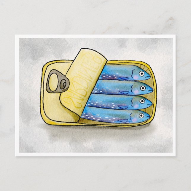 Cartão Postal Sardinhas, EI (Frente)