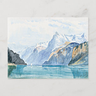 Cartão Postal Sargent - Bay of Uri, bela arte,