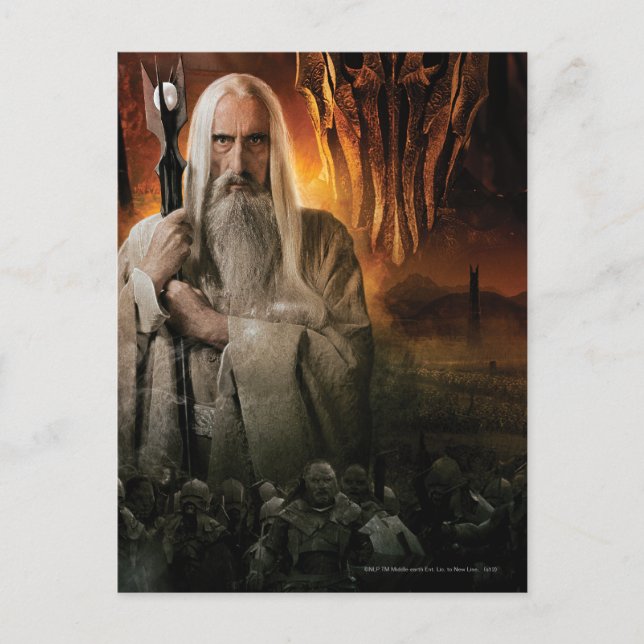 Cartão Postal SARUMAN™ e Foes (Frente)