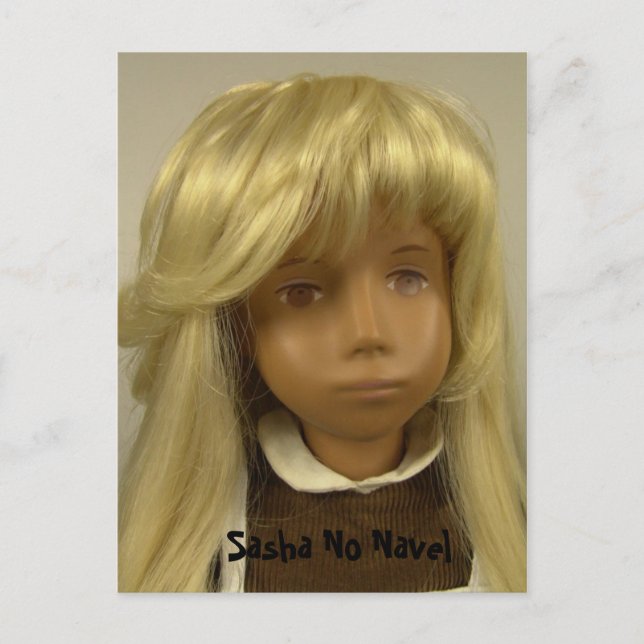 Cartão Postal Sasha Puppe No Navel Postkarte (Frente)
