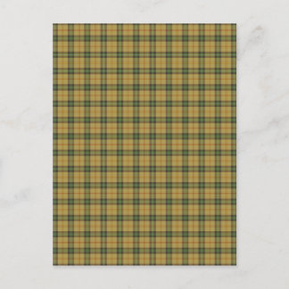 Cartão Postal Saskatchewan tartan