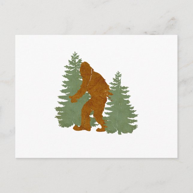 Cartão Postal Sasquatch (Frente)