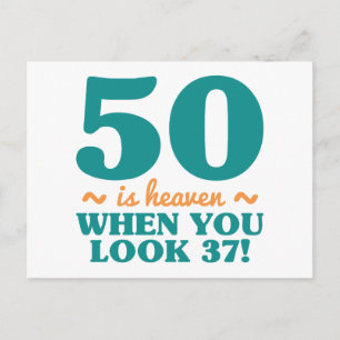 Cartão Postal Sassy 50º Aniversário