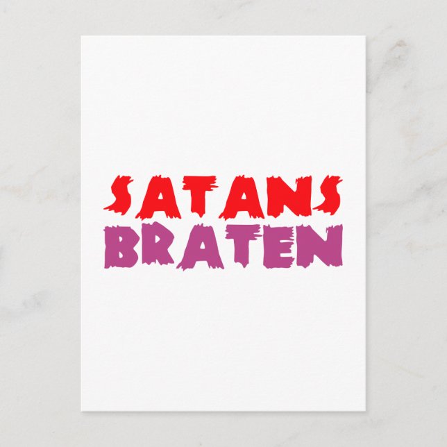 Cartão Postal Satansbraten (Frente)