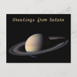Cartão Postal Saturn