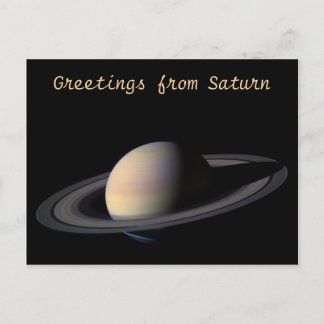 Cartão Postal Saturn