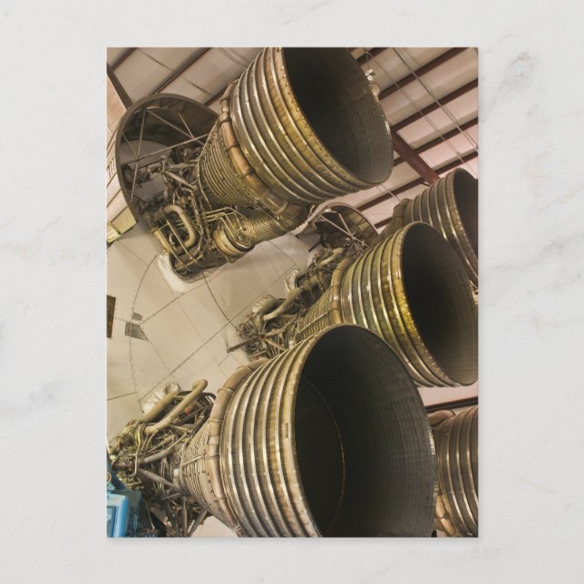 Cartão Postal Saturn V Rocket (Frente)
