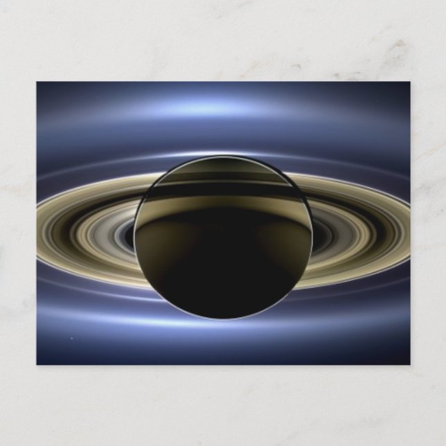 Cartão Postal Saturno - O dia em que a Terra sorriu (Frente)