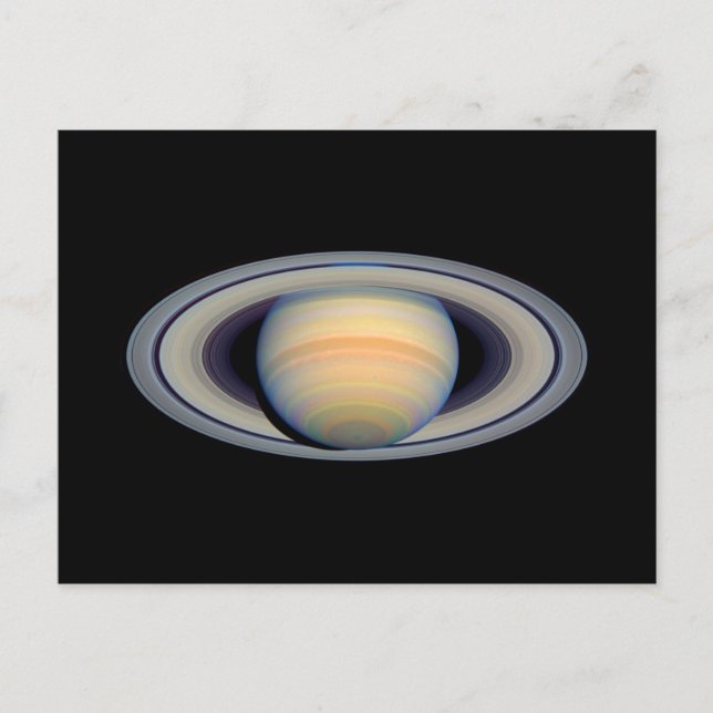 Cartão Postal Saturno (telescópio Hubble) (Frente)