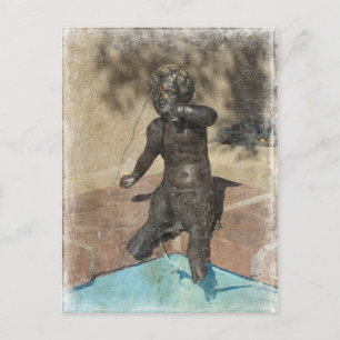 Cartão Postal Satyr Fountain, Kansas City Plaza
