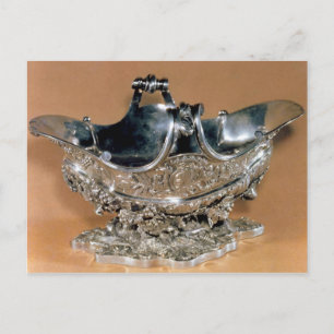 Cartão Postal Sauceboat, Palissy Ware, c.1530