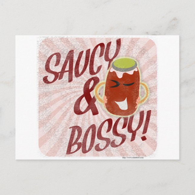 Cartão Postal Saucy e Bossy (Frente)