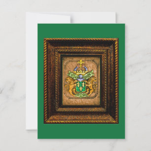 Cartão Postal Saudação da Casaco de Armas dos Neerlandeses van W