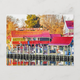 Cartão Postal Saudação Da Rua Michaels Maryland.